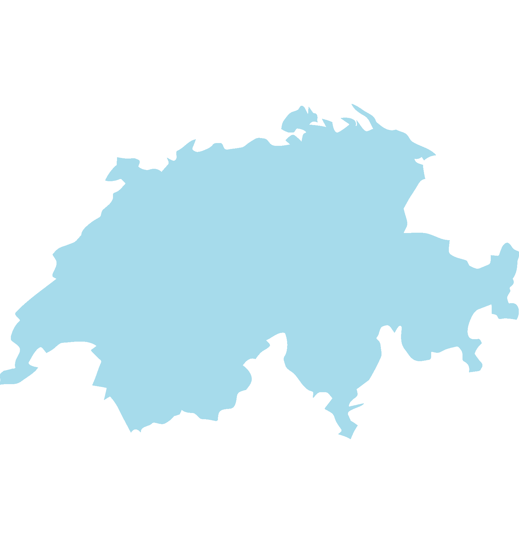 Mapa Suíça